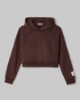 Felpa Cappuccio A Scatoletta Con Manica Raglan • Moro