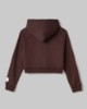 Felpa Cappuccio A Scatoletta Con Manica Raglan • Moro