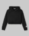Felpa Cappuccio A Scatoletta Con Manica Raglan • Nero