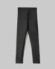Leggings In Lycra Lucida Con Elastico Logato • Nero