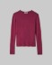 Maglia Paricollo In Viscosa Manica Lunga • Bordeaux