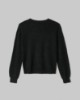Maglia Paricollo In Maglia Con Paillettes • Nero