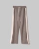 Pantalone Dritto Con Bandina In Maglia • Fango