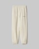Pantalone In Felpa Over Con Elastico Al Fondo • Bianco Burro