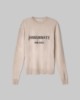 Maglia Paricollo Con Intarsio In Misto Cashmere • Beige Sand