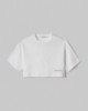 Crop Top Basico In Jersey A M/M • Bianco Ottico