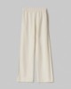 Pantalone Dritto In Viscosa Con Nervature Laterali • Bianco Burro