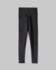 Leggings Vita Alta In Lycra Lucida Stampa Grande Con Cucitura Bottom Up • Nero