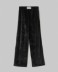 Pantalone In Cinglia Con Pences • Nero