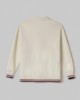 Polo In Felpa Over Con Patch Tennis • Bianco Burro