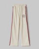 Pantalone Dritto Con Bande E Patch Tennis • Bianco Burro