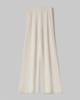 Pantalone In Maglia A Palazzo Con Nervature • Bianco Burro