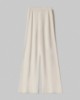 Pantalone In Maglia A Palazzo Con Nervature • Bianco Burro