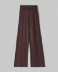 Pantalone In Maglia A Palazzo Con Nervature • Moro