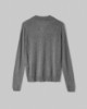 Polo In Maglia In Misto Cashmere • Grigio Melange