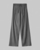 Pantalone Over In Twill Con Coulisse • Grigio Melange