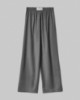 Pantalone Over In Twill Con Coulisse • Grigio Melange
