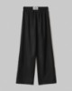 Pantalone Over In Twill Con Coulisse • Nero