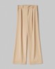 Pantalone Over In Twill Con Pences E Elastico Sul Dietro • Beige Sand