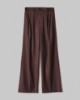 Pantalone Over In Twill Con Pences • Moro