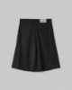 Bermuda In Twill Con Tasca Sul Dietro • Nero