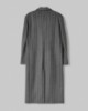 Cappotto Lungo Gessato • Grigio Melange