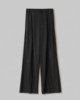 Pantalone Over Gessato Con Pences • Nero