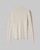 Maglia Lupetto In Costina Con Paillettes • Bianco Burro