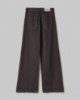 Pantalone In Bull Denim A Palazzo Con Rotture • Moro