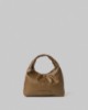 Borsa Piccola In Ecopelle Con Etichetta E Placchetta In Metallo • Fango