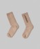 Calze Con Intarsio In Verticale • Fango