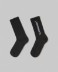 Calze Con Intarsio In Verticale • Nero