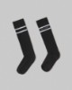 Calze Lunghe Con Ricamo • Nero