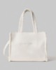 Borsa Scamosciata Grande • Ecru