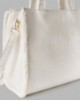 Borsa Scamosciata Grande • Ecru