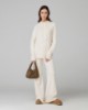 Maglia Cappuccio Raglan Con Buchi Ai Polsi • Bianco Burro