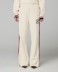 Pantalone Dritto Con Bande E Patch Tennis • Bianco Burro