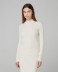 Maglia Lupetto In Costina Con Paillettes • Bianco Burro