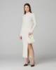 Maglia Lupetto In Costina Con Paillettes • Bianco Burro
