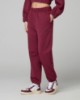 Pantalone In Felpa Over Con Elastico Al Fondo • Bordeaux