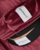 Giacca Cappuccio In Ciniglia Con Elastico In Contrasto • Bordeaux