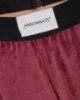 Pantalone In Cinglia Dritto Con Elastcio In Contrasto • Bordeaux