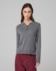Polo In Maglia In Misto Cashmere • Grigio Melange