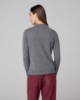 Polo In Maglia In Misto Cashmere • Grigio Melange