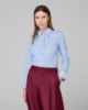 Camicia Slim Fit In Cotone Elasticizzato • Azzurro