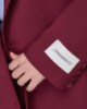 Blazer Doppiopetto Con Spalline • Bordeaux