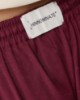 Pantalone Over In Twill Con Coulisse • Bordeaux