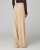 Pantalone Over In Twill Con Pences E Elastico Sul Dietro • Beige Sand