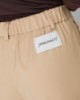 Pantalone Over In Twill Con Pences E Elastico Sul Dietro • Beige Sand