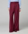 Pantalone Over In Twill Con Pences • Bordeaux